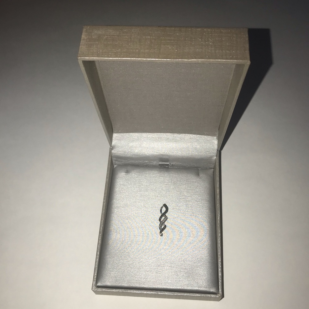 Zales Necklace with Black Diamonds